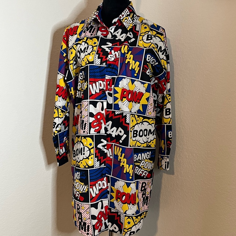 Comic pop art dress